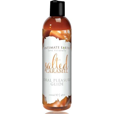 Lubricante comestible con sabor a caramelo de Intimate Earth Lubricante comestible con sabor a caramelo de Intimate Earth
