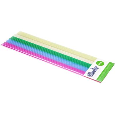 3Doodler PL-MIX3 - Matériau d'impression 3D - Jaune fluorescent, Bleu clair, Vert clair, Rose clair, Transparent 3Doodler PL-MIX3 - Matériau d'impression 3D - Jaune fluorescent, Bleu clair, Vert clair, Rose clair, Transparent