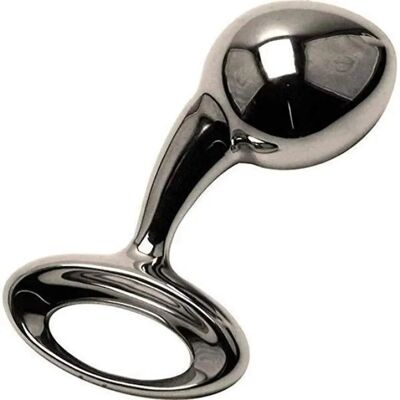 Njoy Bouchon Anal en Acier Inoxydable Moyen - Argent - Publicité Njoy Bouchon Anal en Acier Inoxydable Moyen - Argent - Publicité
