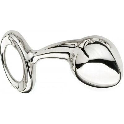 Njoy Large Pure Plug Stainless Steel Butt Plug - Silver Njoy Large Pure Plug Stainless Steel Butt Plug - Silver