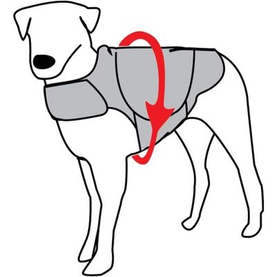 Thundershirt pour Chiens - XS 33-45cm Gris - Publicité Thundershirt pour Chiens - XS 33-45cm Gris - Publicité
