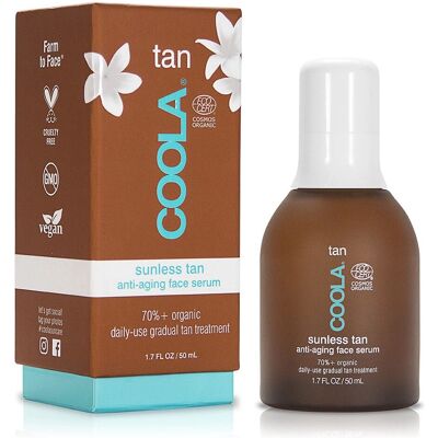 Coola Økologisk Solkysset Ansiktsserum - Anti-Aging 50ml for Kvinner Coola Økologisk Solkysset Ansiktsserum - Anti-Aging 50ml for Kvinner