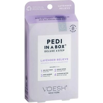 Voesh Pedi in Box Lavande - Kit de Soins des Pieds - Publicité Voesh Pedi in Box Lavande - Kit de Soins des Pieds - Publicité