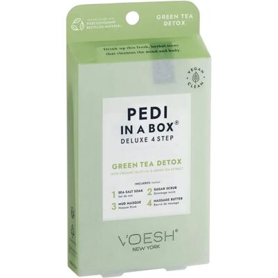 Voesh Détox au thé vert Pieds en Kit 4 Étapes - Publicité Voesh Détox au thé vert Pieds en Kit 4 Étapes - Publicité