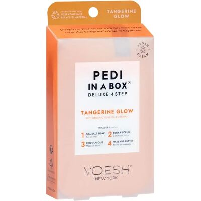 Voesh - Pedi en Boîte Mandarine Tangerine Glow - Kit de soins des pieds en 4 étapes - Publicité Voesh - Pedi en Boîte Mandarine Tangerine Glow - Kit de soins des pieds en 4 étapes - Publicité