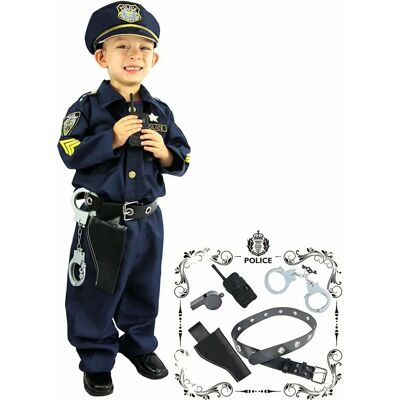 JOYIN - Costume d'Agent de Police - Polyester - Enfants - Costume - Publicité JOYIN - Costume d'Agent de Police - Polyester - Enfants - Costume - Publicité