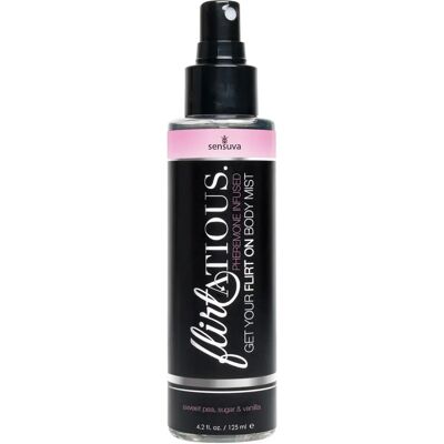 Sensuva Flirtatious Vanille, Zucker & Süßer Erbse Körperspray 125ml - Körperspray Sensuva Flirtatious Vanille, Zucker & Süßer Erbse Körperspray 125ml - Körperspray