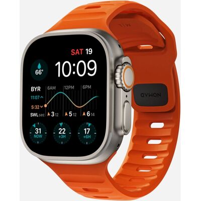 Pulseira Esportiva Laranja Nomad para Apple Watch 42-49mm - Acessórios Wearable Pulseira Esportiva Laranja Nomad para Apple Watch 42-49mm - Acessórios Wearable