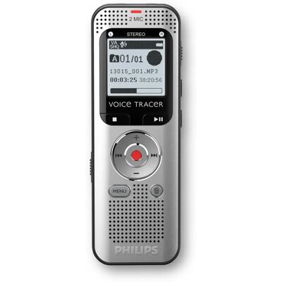 Φωνητικός καταγραφέας Philips DVT2015 - 8GB, Ασημί, Ήχος υψηλής ποιότητας Φωνητικός καταγραφέας Philips DVT2015 - 8GB, Ασημί, Ήχος υψηλής ποιότητας