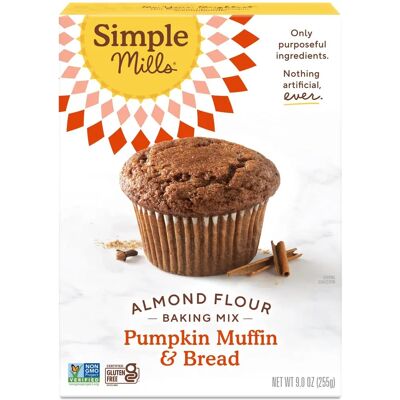 Simple Mills Pumpkin Almond Flour Muffin Bread Mix - Baking Type Simple Mills Pumpkin Almond Flour Muffin Bread Mix - Baking Type