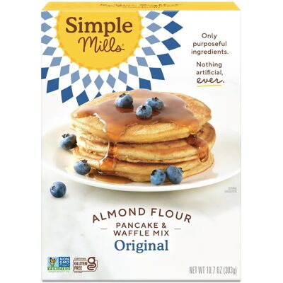 Simple Mills Almond Flour Pancake & Waffle Mix - Original - Pancake & Waffle Mix Simple Mills Almond Flour Pancake & Waffle Mix - Original - Pancake & Waffle Mix