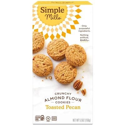 Simple Mills - Almond Flour Cookies - Toasted Pecan - Cookies Simple Mills - Almond Flour Cookies - Toasted Pecan - Cookies
