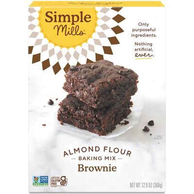 Simple Mills Almond Flour Brownie Mix - Baking Mix - 12.9 Oz Simple Mills Almond Flour Brownie Mix - Baking Mix - 12.9 Oz
