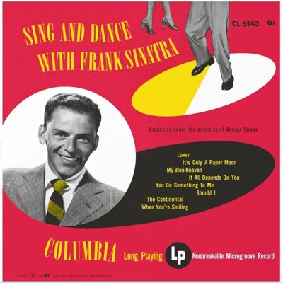 Vinyle Édition Limitée de Frank Sinatra - Chantez et dansez avec Frank Sinatra - Publicité Vinyle Édition Limitée de Frank Sinatra - Chantez et dansez avec Frank Sinatra - Publicité
