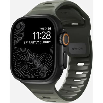 Pulseira Esportiva Verde Nomad - Correia para Apple Watch Series 1-9, Ultra, Ultra 2 Pulseira Esportiva Verde Nomad - Correia para Apple Watch Series 1-9, Ultra, Ultra 2