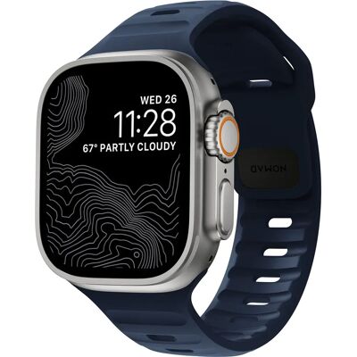 Nomad Apple Watch Atlantic Blue Sportarmband - Uhrenarmband Nomad Apple Watch Atlantic Blue Sportarmband - Uhrenarmband