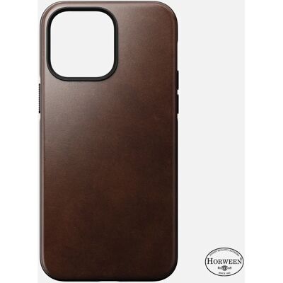 Nomad iPhone 14 Pro Max Leder MagSafe Hülle - Klassisch Braun Nomad iPhone 14 Pro Max Leder MagSafe Hülle - Klassisch Braun