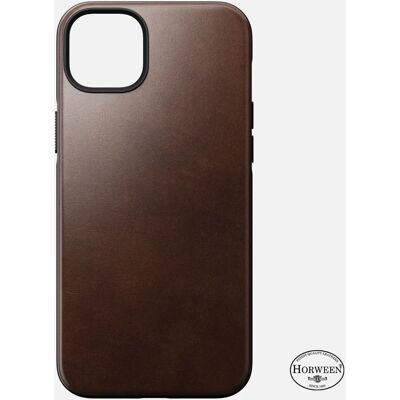 Funda de Cuero MagSafe Nomad para iPhone 14 Plus - Marrón - Carcasa Funda de Cuero MagSafe Nomad para iPhone 14 Plus - Marrón - Carcasa