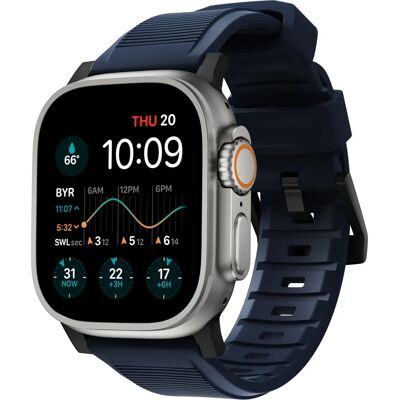 Nomad Schwarze Rugged-Armband für Apple Watch Ultra 2 - Smartwatch-Armband Nomad Schwarze Rugged-Armband für Apple Watch Ultra 2 - Smartwatch-Armband