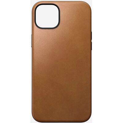 Funda de Cuero Nomad para iPhone 15 Plus - Marrón Clásico Funda de Cuero Nomad para iPhone 15 Plus - Marrón Clásico