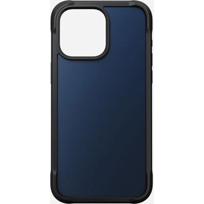 Coque robuste Nomad pour iPhone 15 Pro Max - Bleu - Publicité Coque robuste Nomad pour iPhone 15 Pro Max - Bleu - Publicité