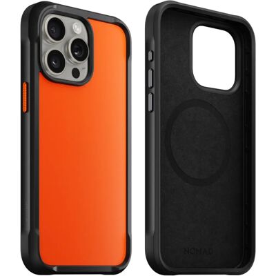 Nomad iPhone 15 Pro Orange Shockproof Rugged Case Nomad iPhone 15 Pro Orange Shockproof Rugged Case