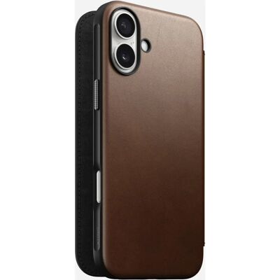 Nomad iPhone 16 Plus Leder-Folio - MagSafe kompatibel Nomad iPhone 16 Plus Leder-Folio - MagSafe kompatibel