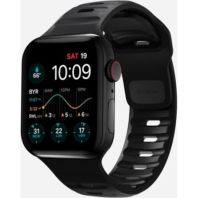 Nomad Sport Rem Sort Aluminium - Apple Watch Sport Rem Nomad Sport Rem Sort Aluminium - Apple Watch Sport Rem