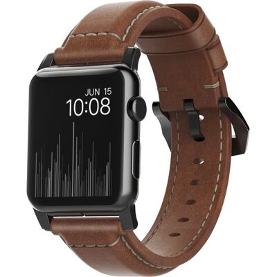 Nomad Lederarmband für Apple Watch - Rustik Braun - Smart Wearable Accessories Nomad Lederarmband für Apple Watch - Rustik Braun - Smart Wearable Accessories