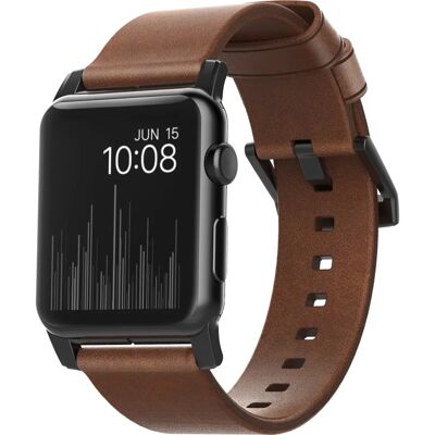 Nomad Brun Læder Urearmbånd - Smarte Wearable Accessories Nomad Brun Læder Urearmbånd - Smarte Wearable Accessories