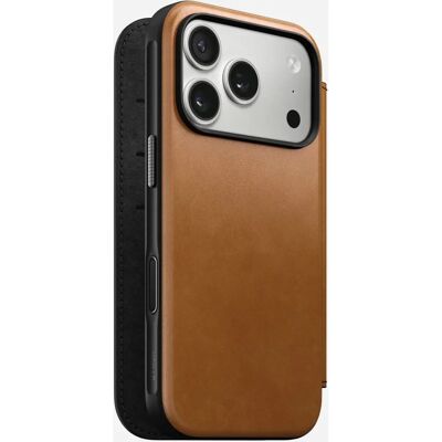 Δερμάτινη θήκη Nomad για iPhone 17 Pro - Cover Tan Δερμάτινη θήκη Nomad για iPhone 17 Pro - Cover Tan