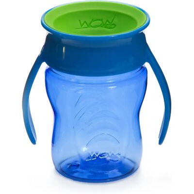 WOW Baby Blå Tritan Lekkasjefri 207ml Kopp WOW Baby Blå Tritan Lekkasjefri 207ml Kopp