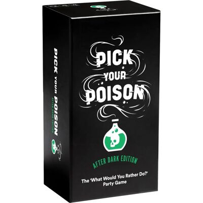 Dyce Games Pick Your Poison Édition NSFW - Jeu de cartes adulte - Publicité Dyce Games Pick Your Poison Édition NSFW - Jeu de cartes adulte - Publicité