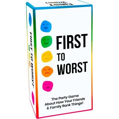 Dyce Games First to Worst Gioco di festa multigenerazionale - Gioco da tavolo Dyce Games First to Worst Gioco di festa multigenerazionale - Gioco da tavolo