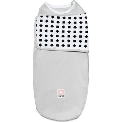 Nanit B221GSDS Gray/Black Babywearing Sleep Shirt Nanit B221GSDS Gray/Black Babywearing Sleep Shirt