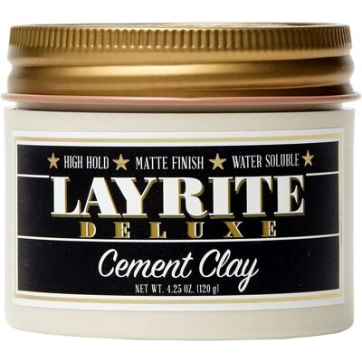 Layrite Cement Mousse pour Cheveux - Finition Matte Forte - Publicité Layrite Cement Mousse pour Cheveux - Finition Matte Forte - Publicité