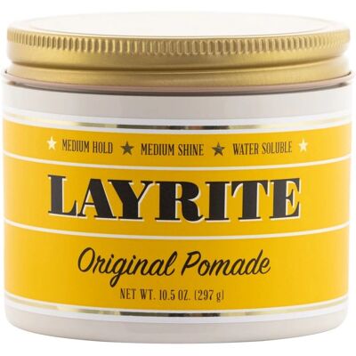 Layrite Original Pomade - Wateroplosbaar, Medium Hold & Shine - 297g Layrite Original Pomade - Wateroplosbaar, Medium Hold & Shine - 297g