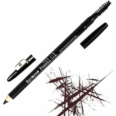 The BrowGal The Browgal Skinny Eyebrow Pencil 01 Black - Eyebrow Pencil The BrowGal The Browgal Skinny Eyebrow Pencil 01 Black - Eyebrow Pencil