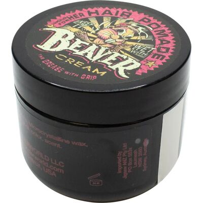 Pomade à base d'huile de castor Cock Grease 50 g - Publicité Pomade à base d'huile de castor Cock Grease 50 g - Publicité