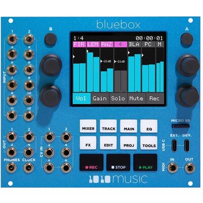 1010 Music BlueBox Eurorack Mezclador - Grabadora 1010 Music BlueBox Eurorack Mezclador - Grabadora