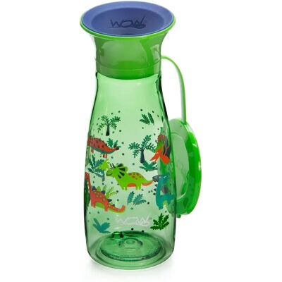 Petite bouteille d'eau verte Wow Cup - 350ml, Dinosaur - Publicité Petite bouteille d'eau verte Wow Cup - 350ml, Dinosaur - Publicité