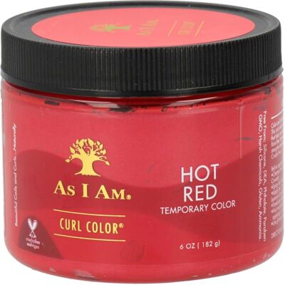 Gel de color para rizos As I Am - Rojo Intenso 182 g Gel de color para rizos As I Am - Rojo Intenso 182 g