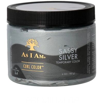 As I Am Curl Color Gel Colorant Temporaire Sassy Silver - Coloration capillaire - Publicité As I Am Curl Color Gel Colorant Temporaire Sassy Silver - Coloration capillaire - Publicité