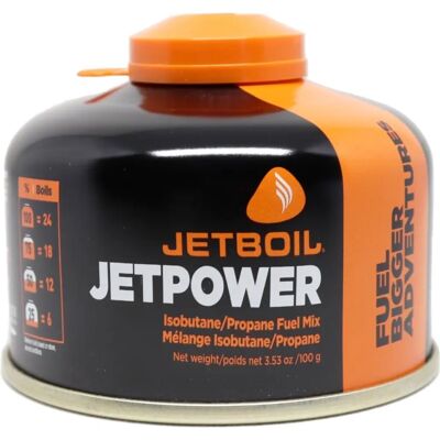 Jetboil Jetpower Fuel Gas Cartridge - 100g - Compact and Efficient Jetboil Jetpower Fuel Gas Cartridge - 100g - Compact and Efficient