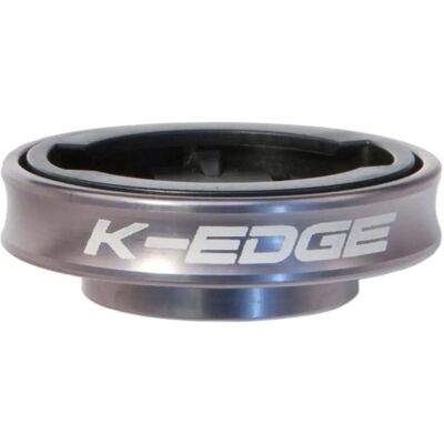 Support K-Edge Garmin Gravity Cap - Gunmetal - Support pour Ordinateur de Vélo - Publicité Support K-Edge Garmin Gravity Cap - Gunmetal - Support pour Ordinateur de Vélo - Publicité