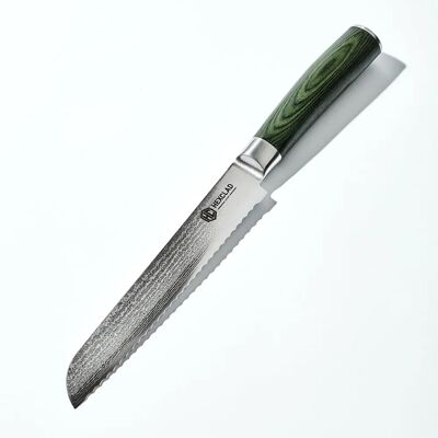 Hexclad Damask Tagget Brødkniv - Brødkniv Hexclad Damask Tagget Brødkniv - Brødkniv