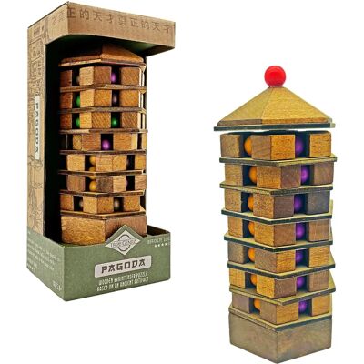 True Genius Chinese Pagoda Puzzle - Educational Problem-Solving Toy True Genius Chinese Pagoda Puzzle - Educational Problem-Solving Toy