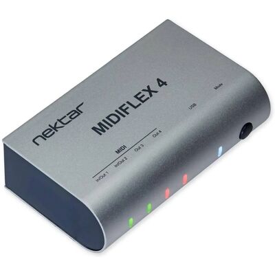 Interface MIDI USB Nektar MIDIFLEX 4 - 4 Ports, Auto-sense, Merge & Split - Publicité Interface MIDI USB Nektar MIDIFLEX 4 - 4 Ports, Auto-sense, Merge & Split - Publicité