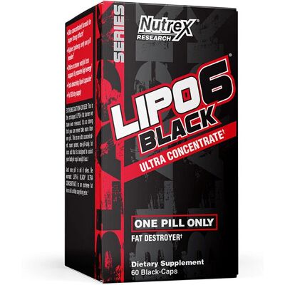 Nutrex Research LIPO-6 BLACK ULTRA - Fat Burner - 60 Capsules Nutrex Research LIPO-6 BLACK ULTRA - Fat Burner - 60 Capsules