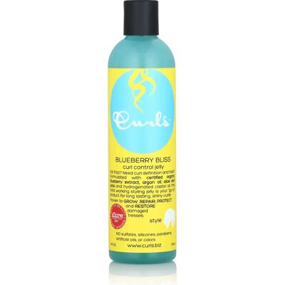 Gel de control de rizos Curls Blueberry Bliss - Acondicionador, 236 ml Gel de control de rizos Curls Blueberry Bliss - Acondicionador, 236 ml